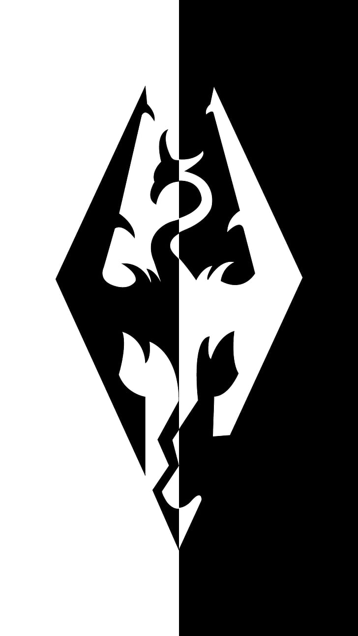 The Elder Scrolls V - Skyrim Elder Scrolls Logo , HD Wallpaper & Backgrounds