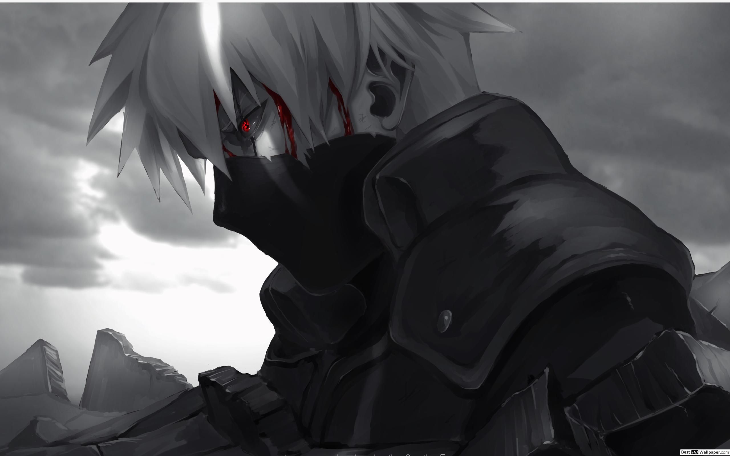 Kakashi Hatake From Naruto Shippuden Hd Wallpaper Download - Kakashi Hatake Sad , HD Wallpaper & Backgrounds