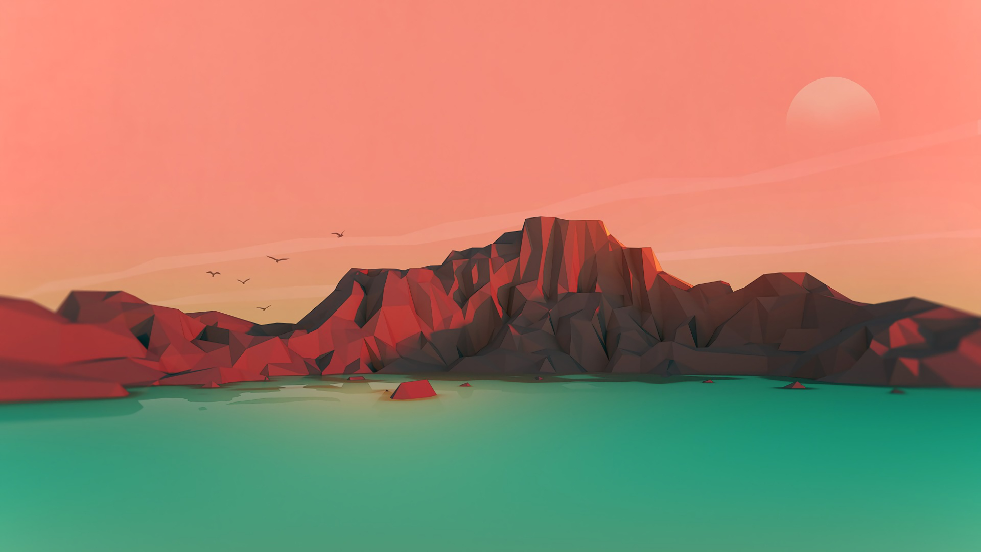 Low Poly , HD Wallpaper & Backgrounds