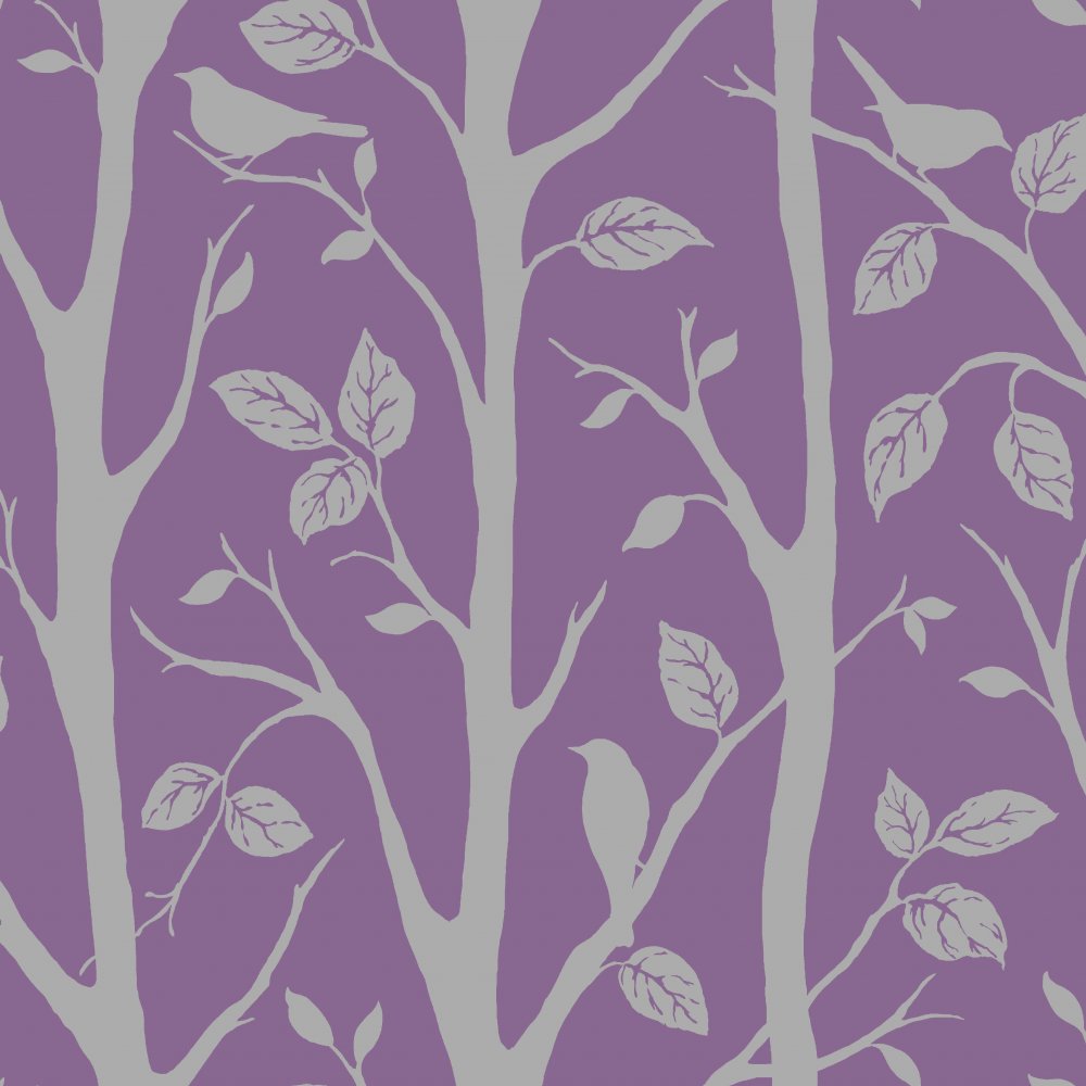 Wallpaper Shimmer Harmony Wallpaper Purple Silver Ilw980018 - Purple And Silver Walpaper , HD Wallpaper & Backgrounds