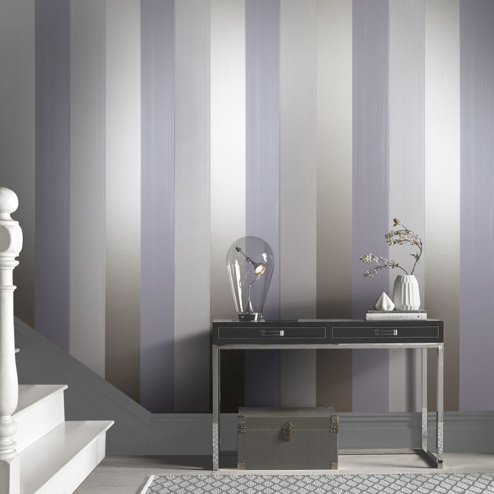 Figaro Lavender Wallpaper, , Large - Purple Silver And Grey , HD Wallpaper & Backgrounds