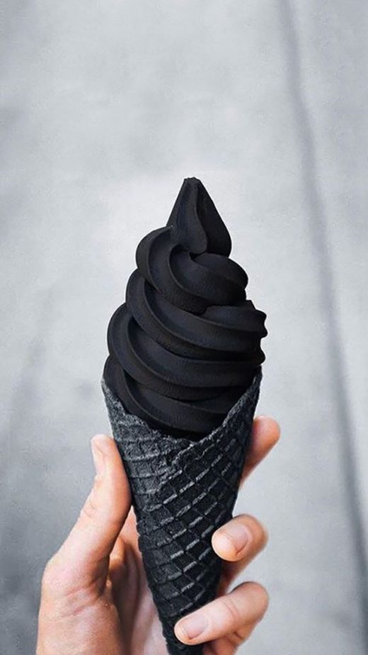 Black Ice Cream Made , HD Wallpaper & Backgrounds