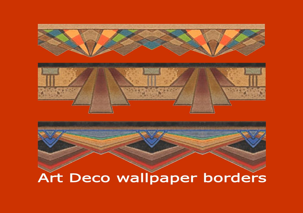 Art Deco Wallpaper Borders - Art Deco Colours Used , HD Wallpaper & Backgrounds