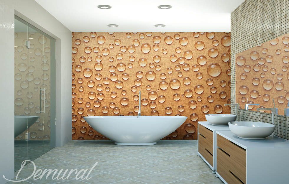 A Foam Bath Bathroom Wallpaper Mural Photo Wallpapers - Tapisserie De Salle De Bain , HD Wallpaper & Backgrounds