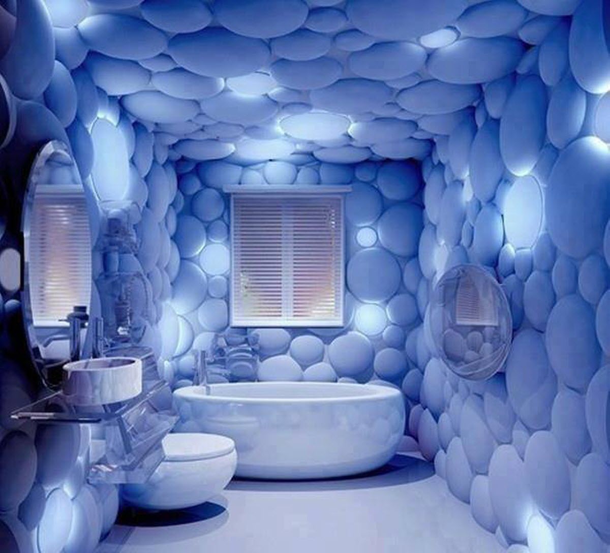 Wallpaper For Bathrooms Ideas - World's Coolest Bathrooms , HD Wallpaper & Backgrounds