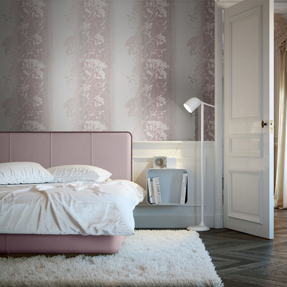 Muriva Sienna Ombre Floral Trail Blush Pink 701583 - Bedroom Grey And Duck Egg , HD Wallpaper & Backgrounds