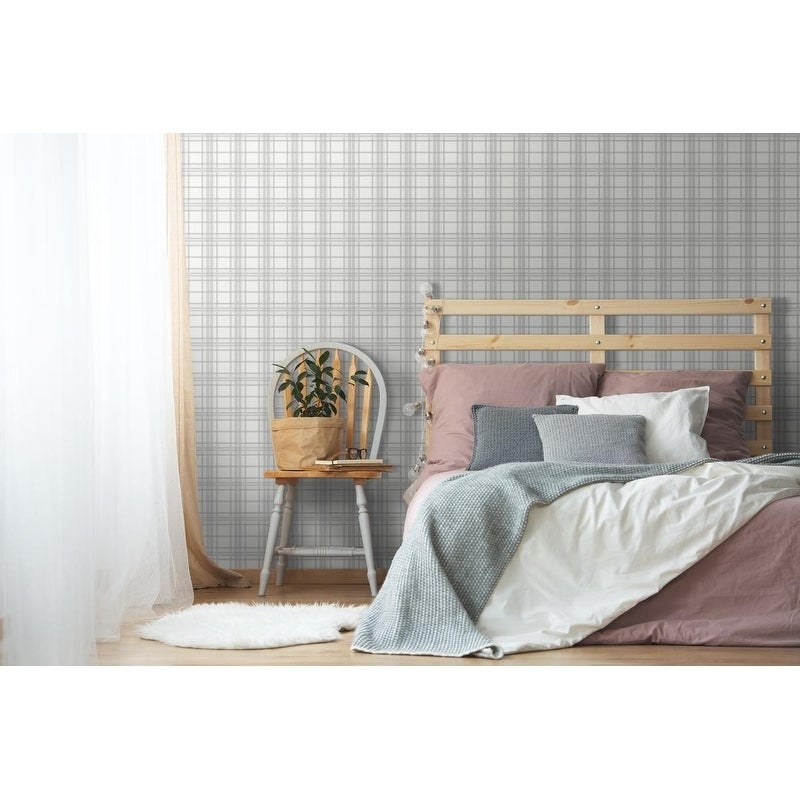 Tartan Grey Wallpaper Front Room , HD Wallpaper & Backgrounds