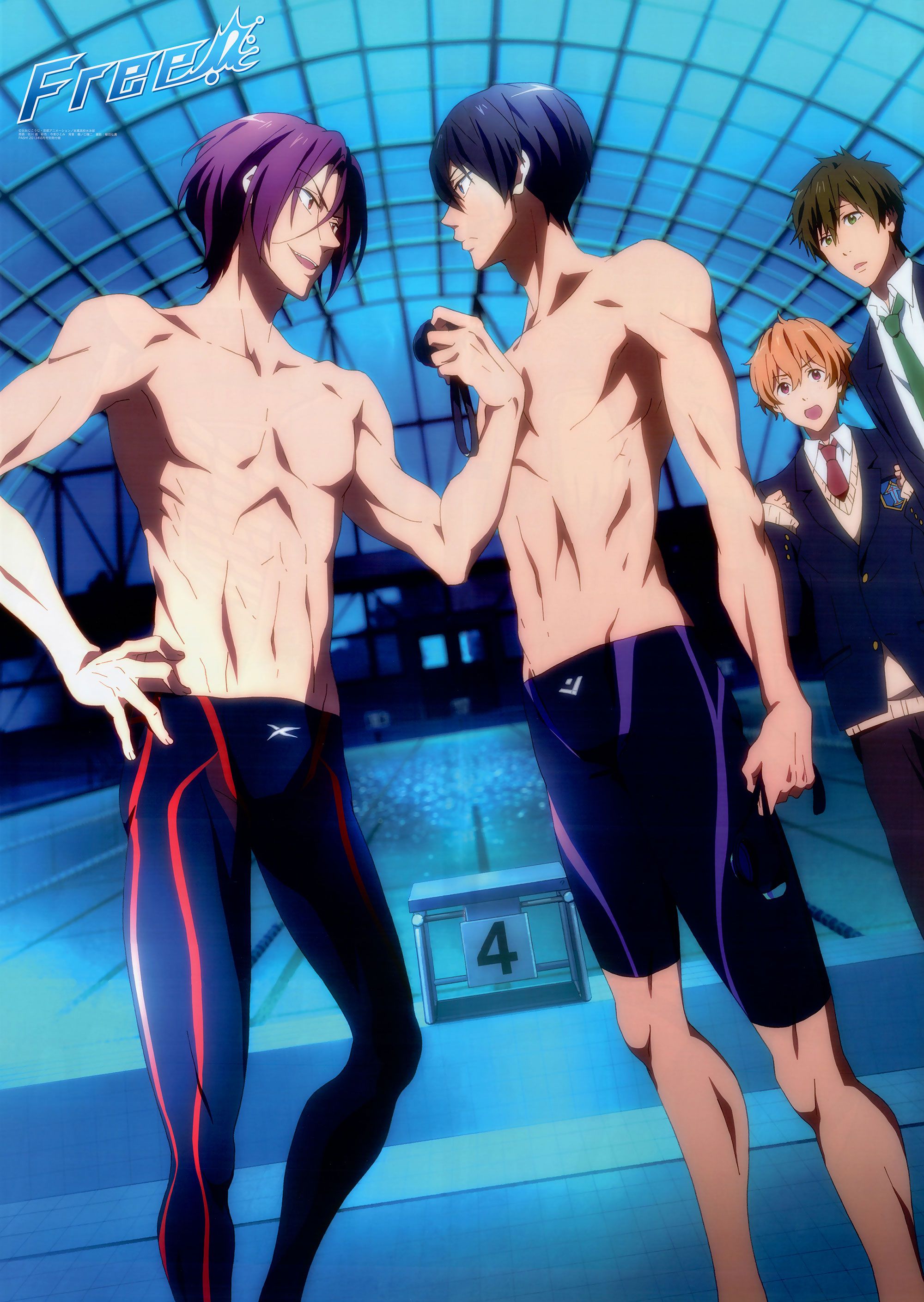 Haruka Nanase And Rin Matsuoka , HD Wallpaper & Backgrounds