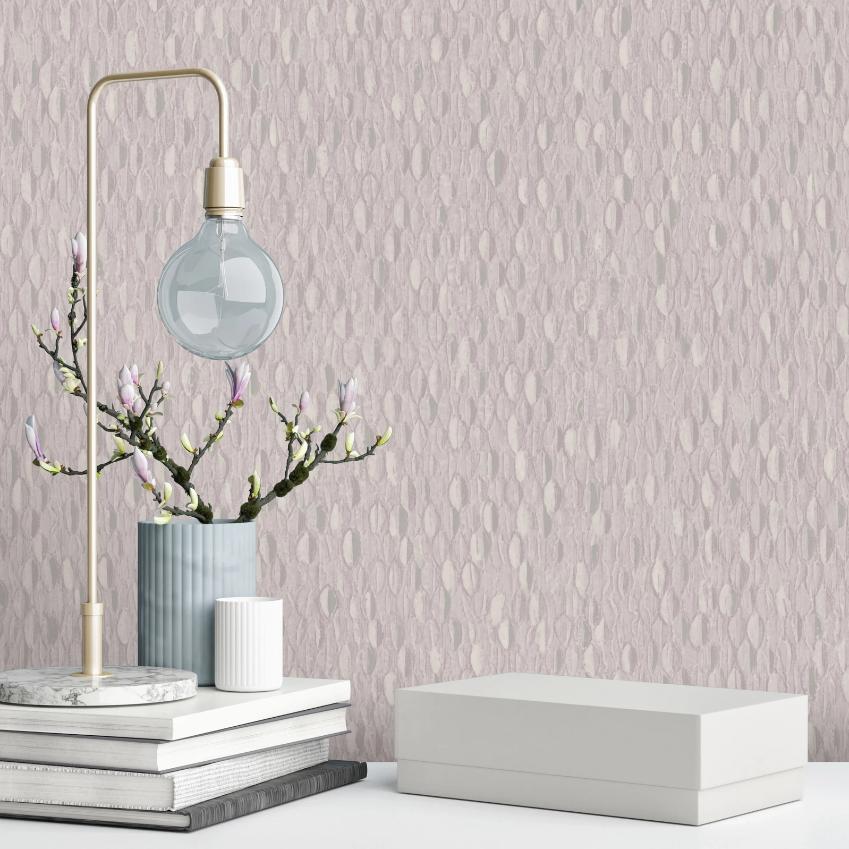 Pale Lilac Heather Scale Effect Textured Wallpaper - Holden Decor Arlo Ombre , HD Wallpaper & Backgrounds