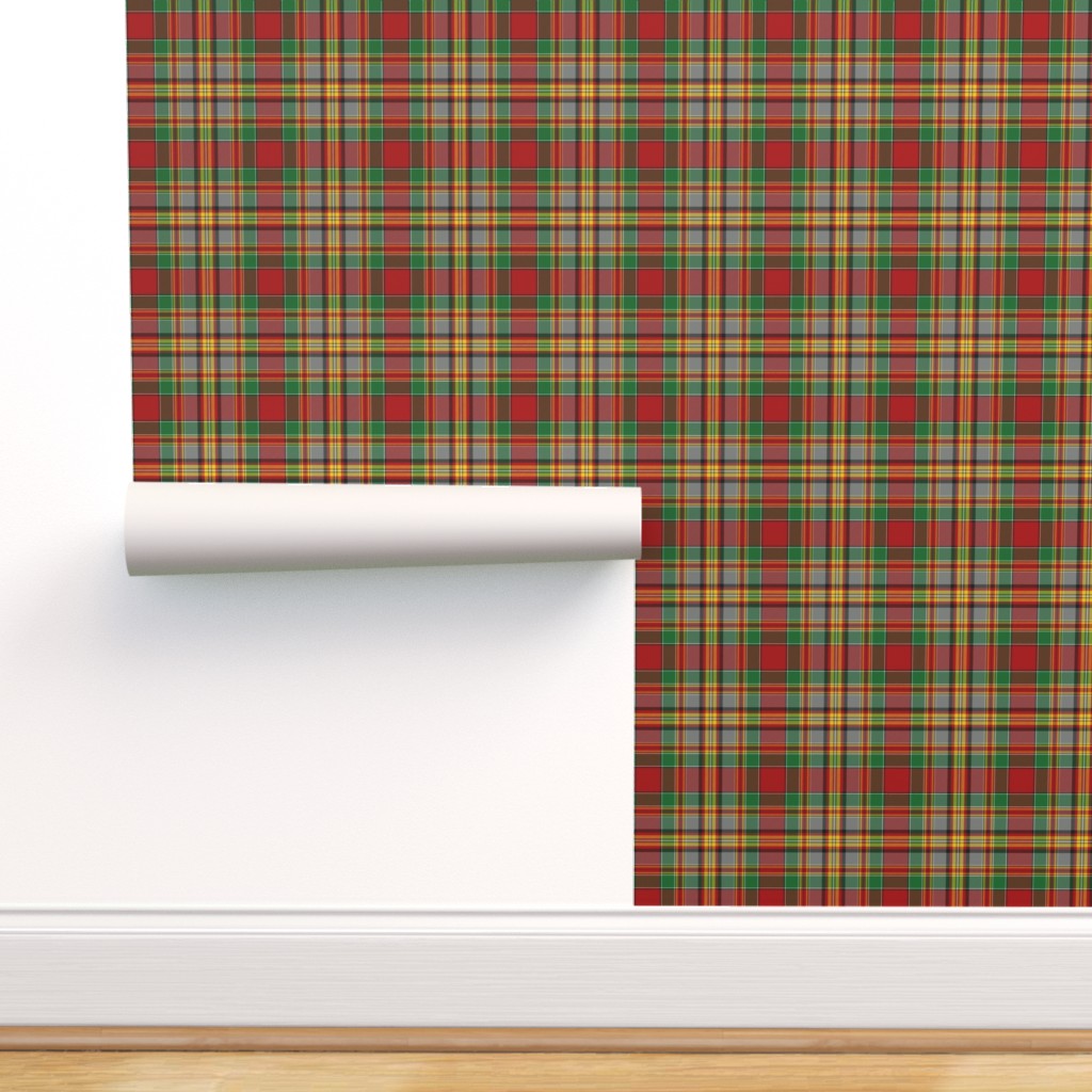 Isobar Durable Wallpaper Featuring Chattan Tartan, - Tartan , HD Wallpaper & Backgrounds