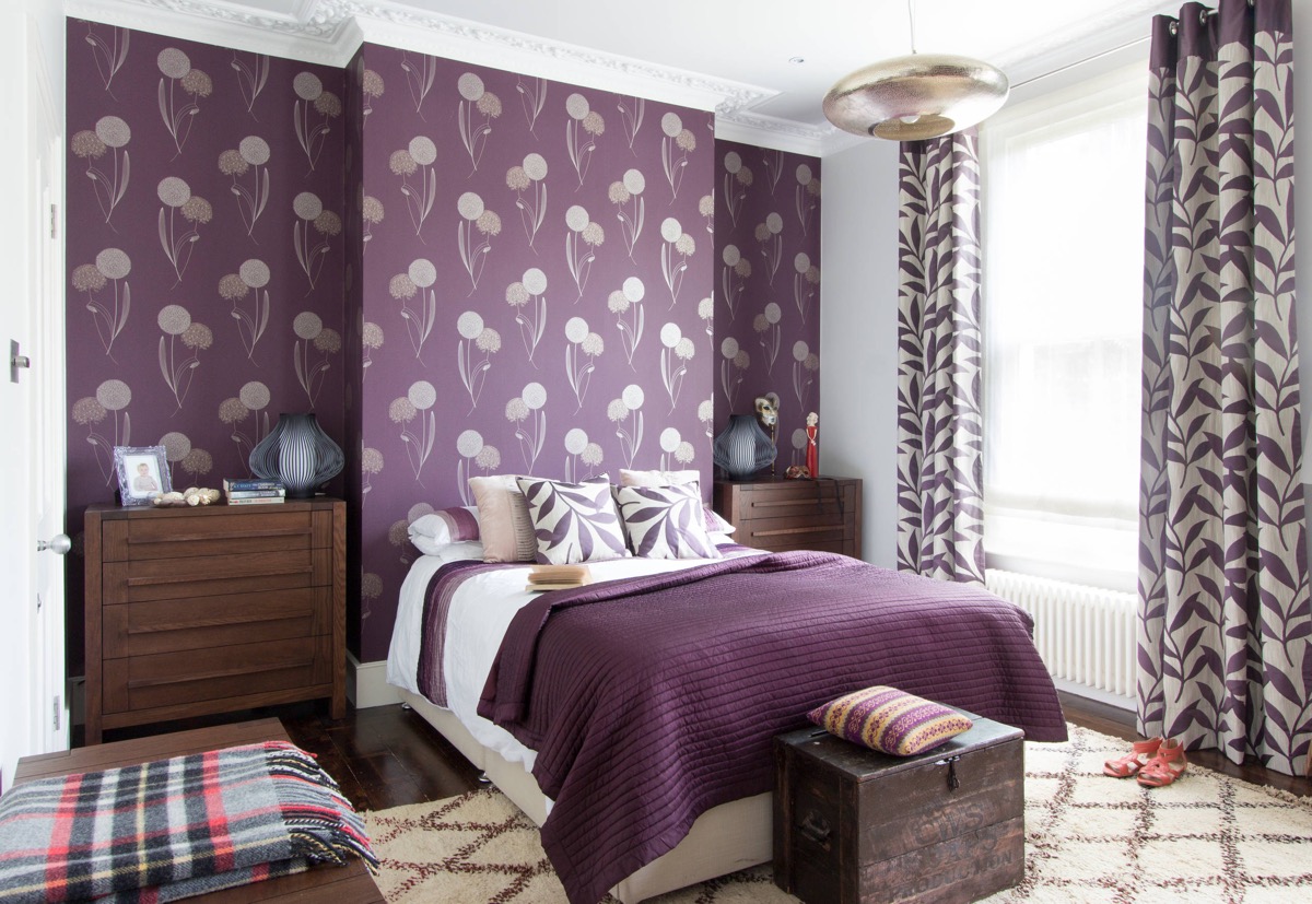 Purple Bedroom , HD Wallpaper & Backgrounds