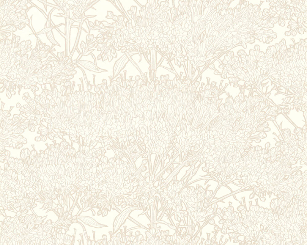 Architects Paper Wallpaper Floral, Cream, Grey, Metallic, - Wallpaper , HD Wallpaper & Backgrounds