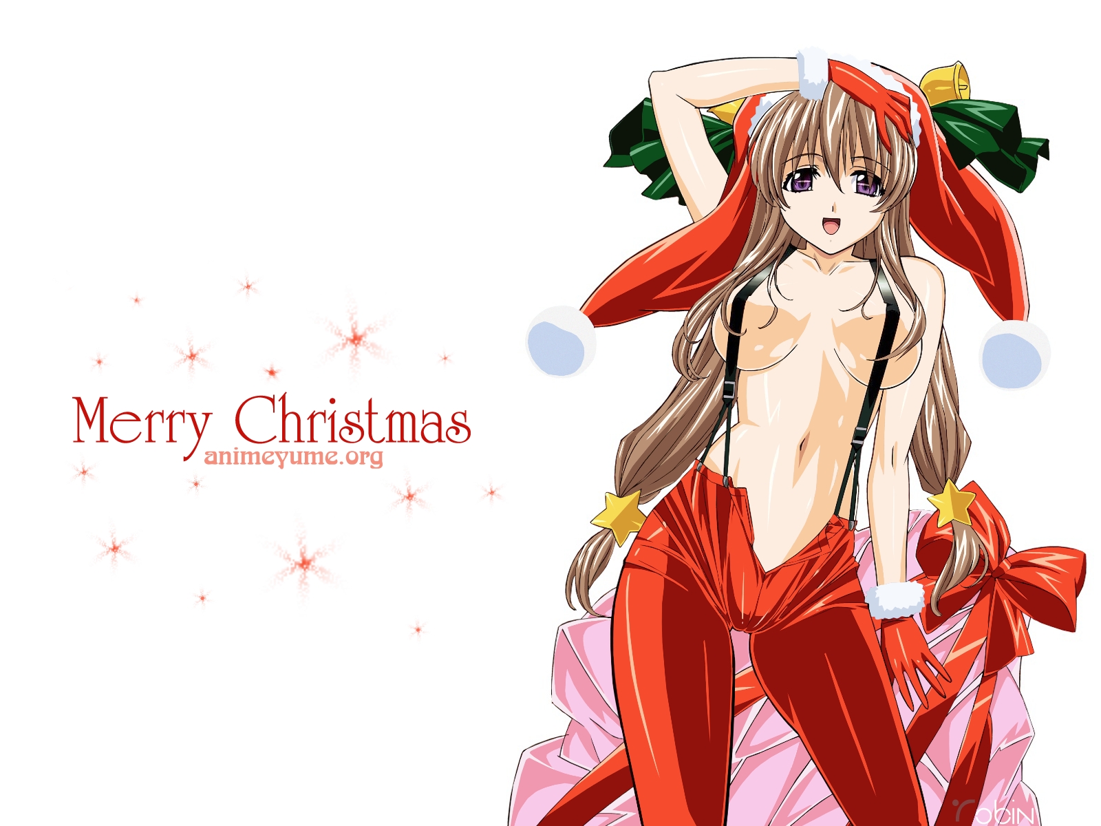 Anime Wallpapers Backgrounds Download Hd Anime Wallpapers - Sexy Christmas Anime Girl , HD Wallpaper & Backgrounds