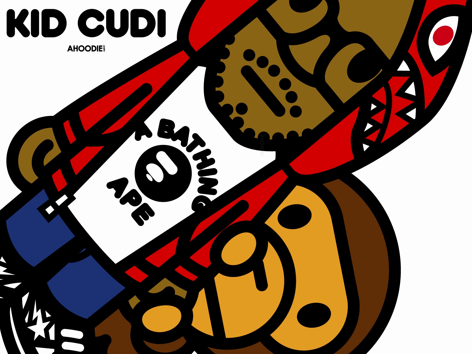 Kid Cudi Bape , HD Wallpaper & Backgrounds