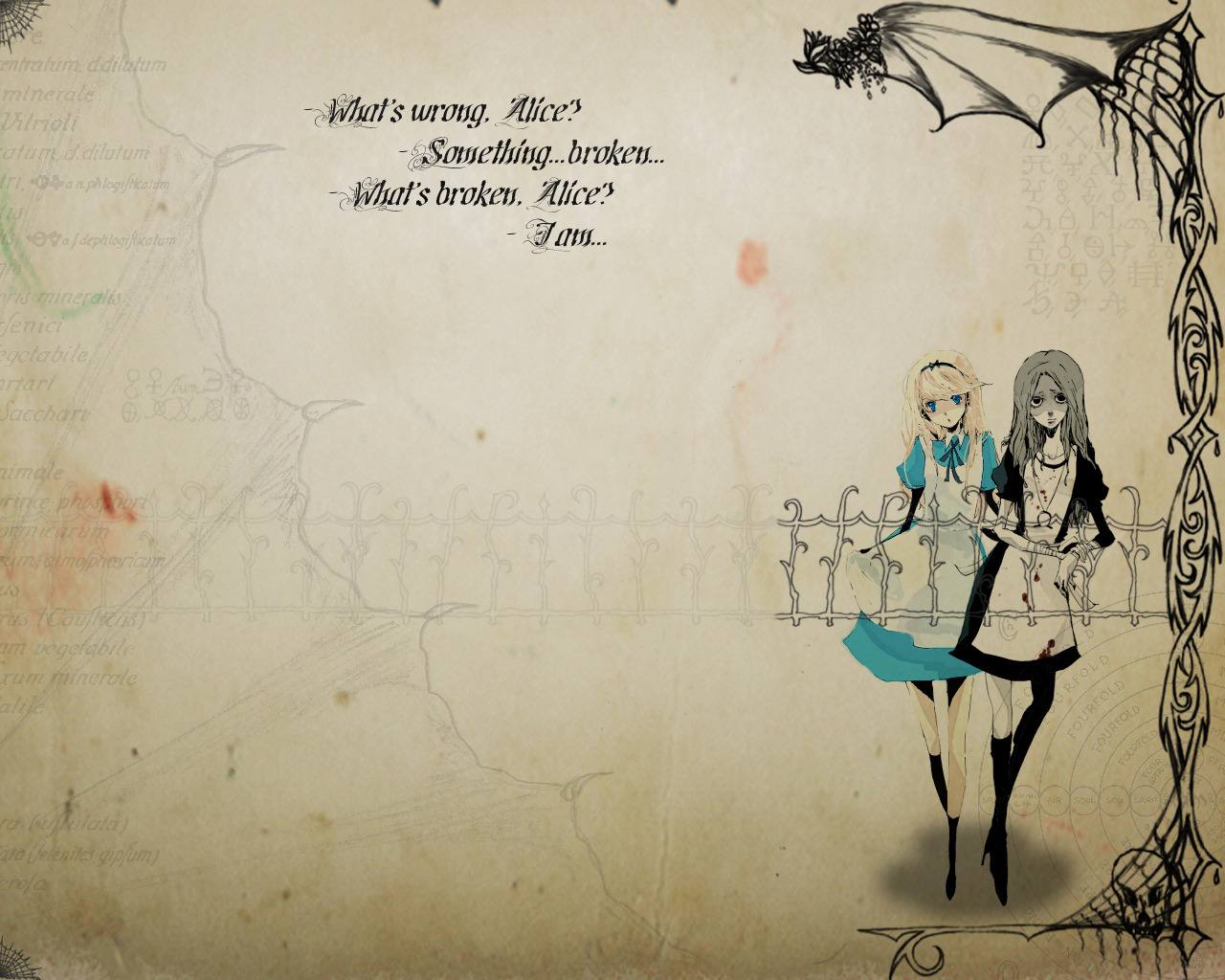 Alice In Wonderland Wallpaper Px, - Broken Alice In Wonderland , HD Wallpaper & Backgrounds
