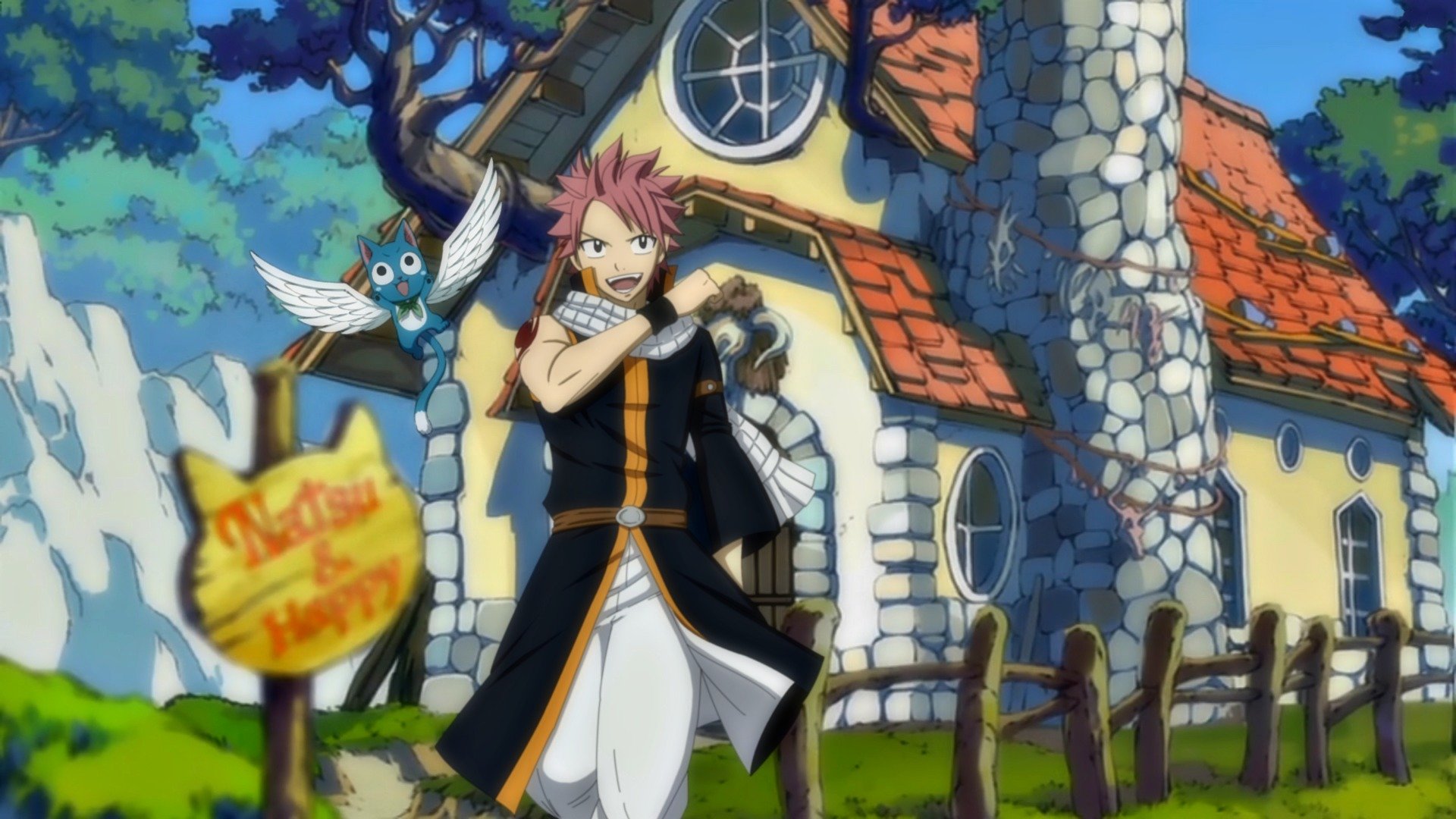 Fairy Tail Wallpaper - Fairy Tail Desktop Background Hd , HD Wallpaper & Backgrounds