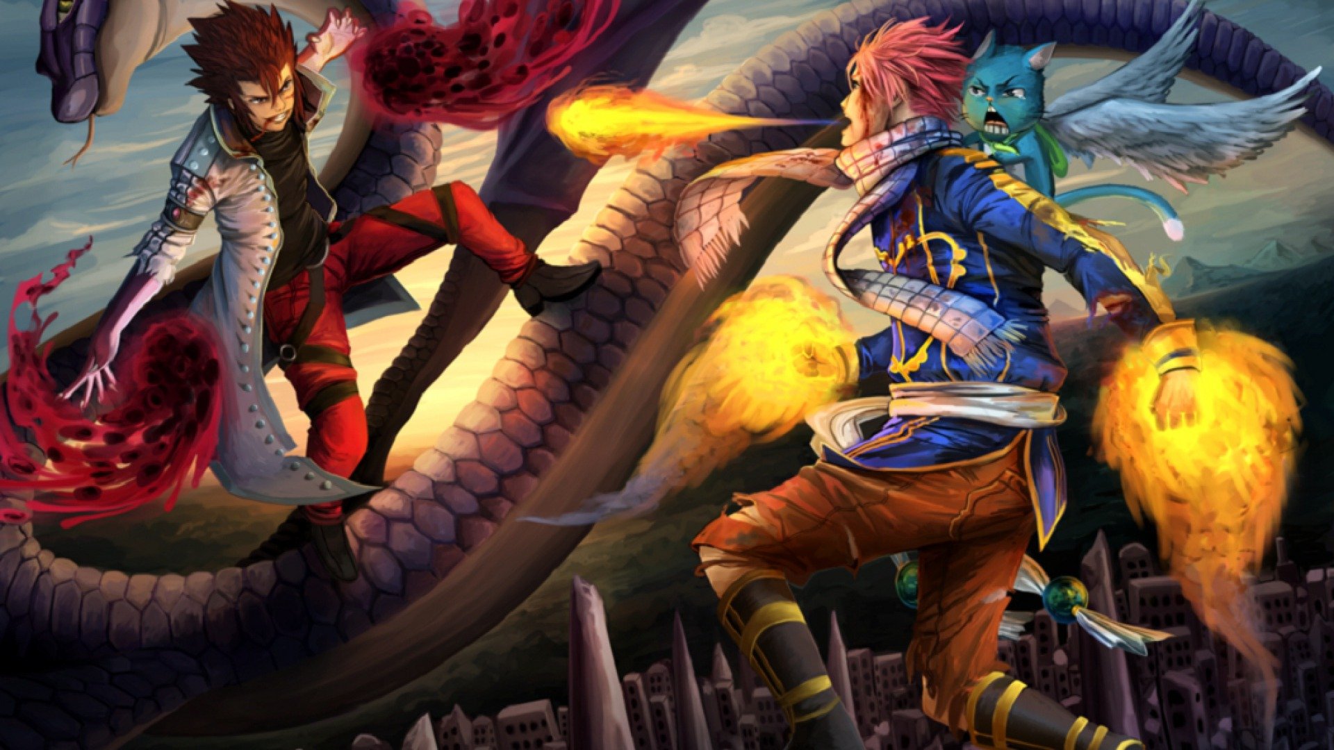 Fairy Tail Wallpaper - Hd 1920x1080 Fairy Tail , HD Wallpaper & Backgrounds