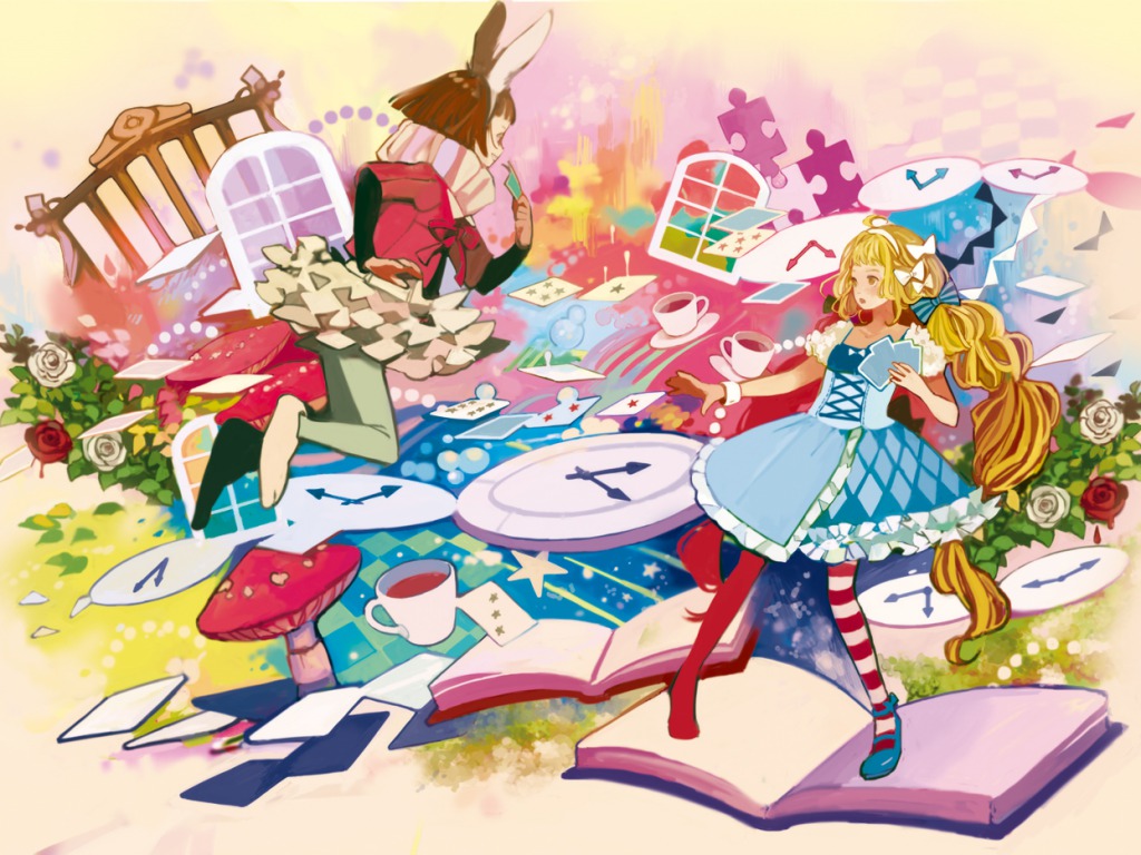 Alice In Wonderland Wallpaper - Illustration , HD Wallpaper & Backgrounds
