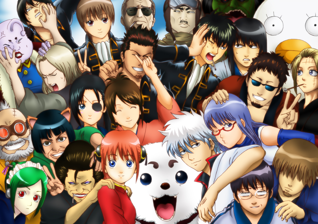 Gintama Characters , HD Wallpaper & Backgrounds