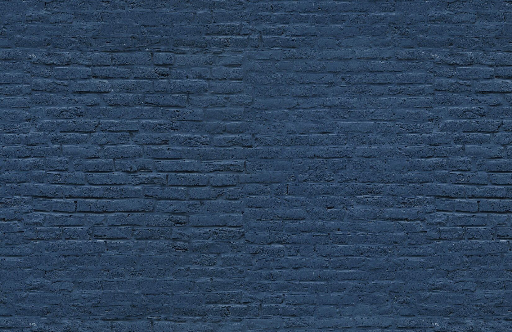 Deep Blue Brick Wall Mural Plain Wall Mural - Wall , HD Wallpaper & Backgrounds