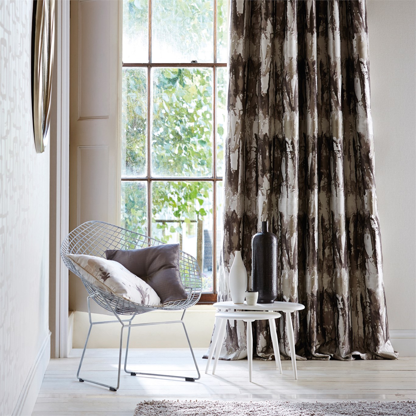 Wallpaper With Matching Curtains - Harlequin Takara Curtains , HD Wallpaper & Backgrounds