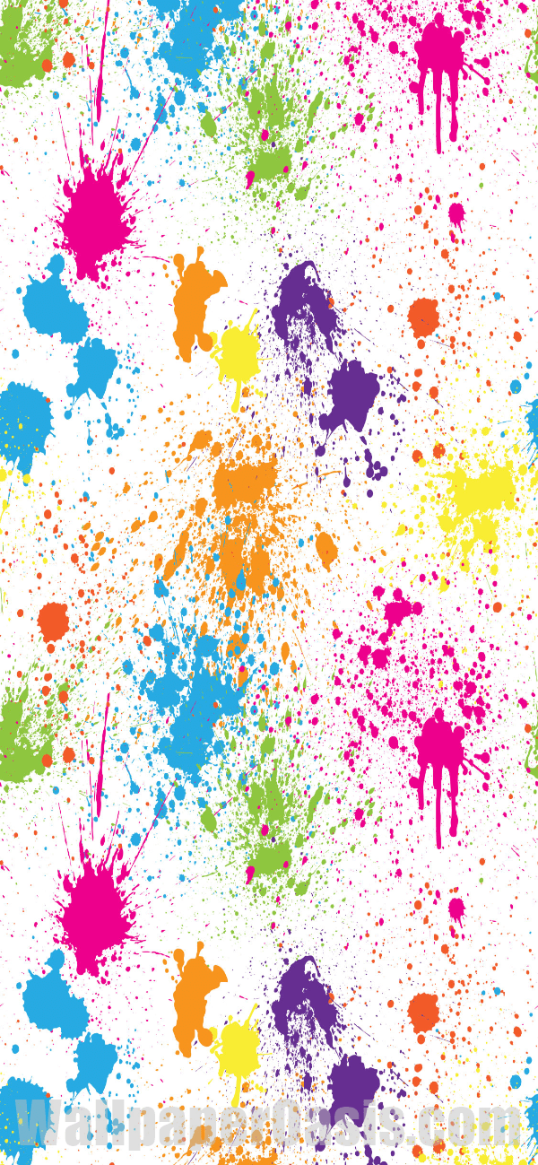 Colorful Paint Splatter Iphone Wallpaper - Paint Splatter Iphone Background , HD Wallpaper & Backgrounds
