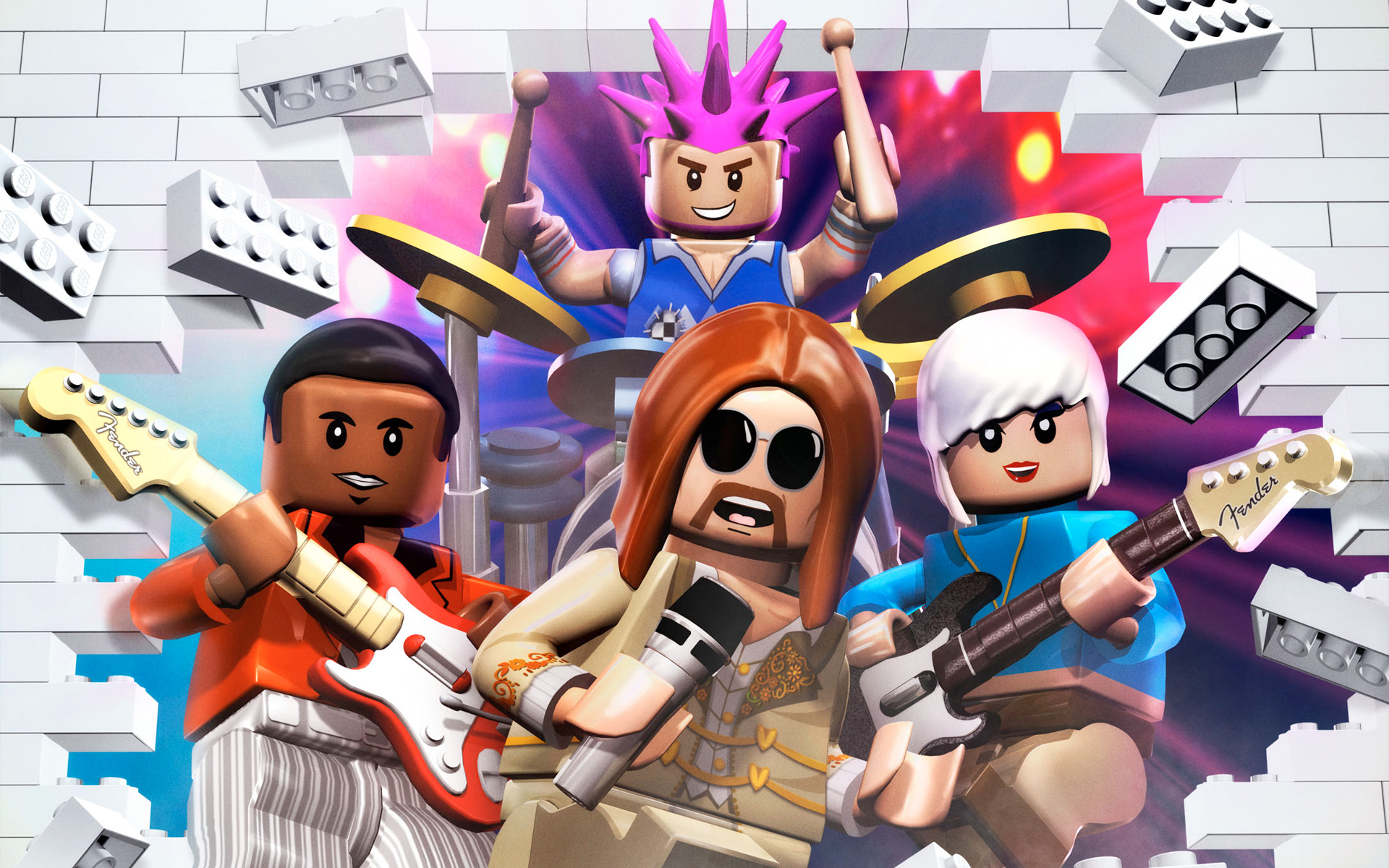 Free Lego Rock Band Wallpaper In - Lego Rock Band , HD Wallpaper & Backgrounds