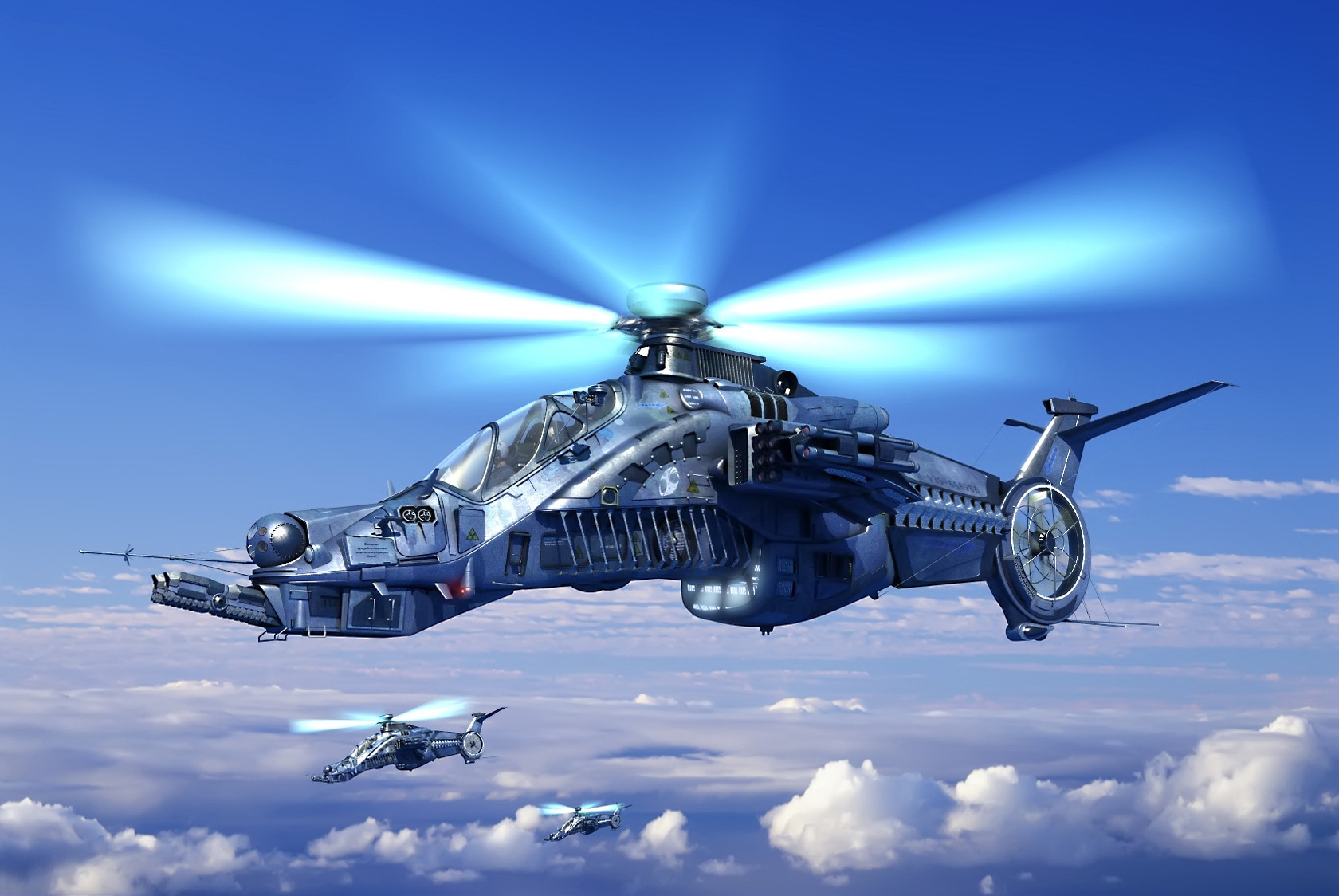 Cool Future Helicopters , HD Wallpaper & Backgrounds