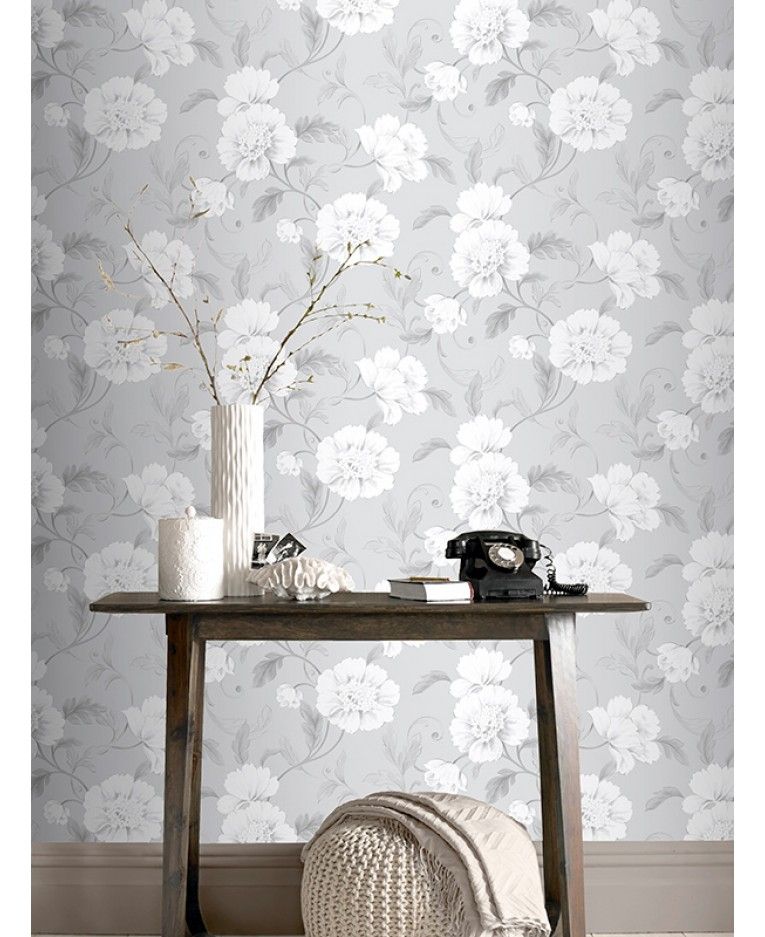 Boutique Floral Wallpaper Green Rasch 226157 , HD Wallpaper & Backgrounds
