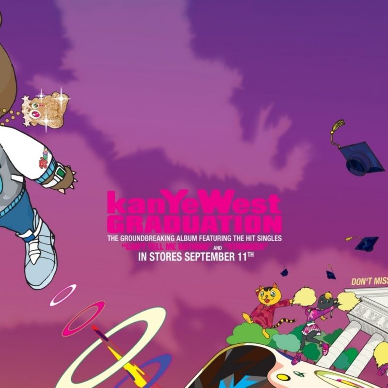 Graduation Kanye West Wallpaper › Picserio - Kanye West Graduation Album Cover , HD Wallpaper & Backgrounds