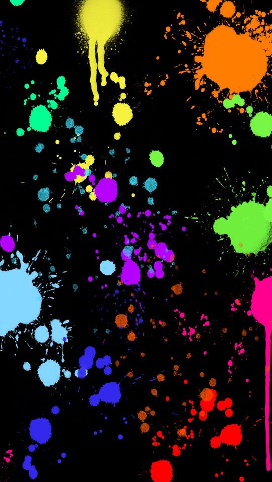 Paint Splatter Wallpaper Iphone , HD Wallpaper & Backgrounds