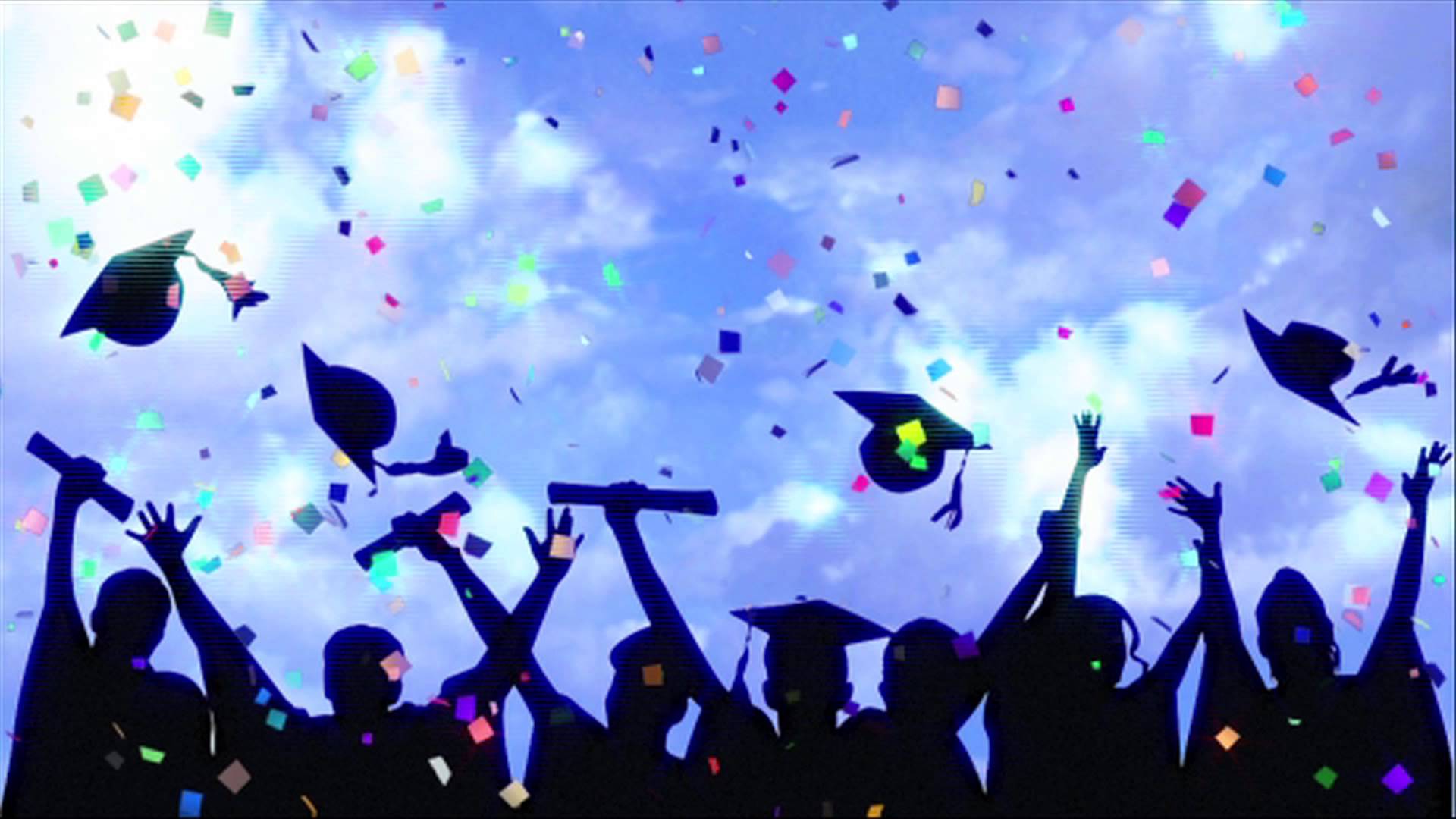 Graduation Wallpapersgraduation Wallpapers - Silhouette Graduation Clip Art , HD Wallpaper & Backgrounds