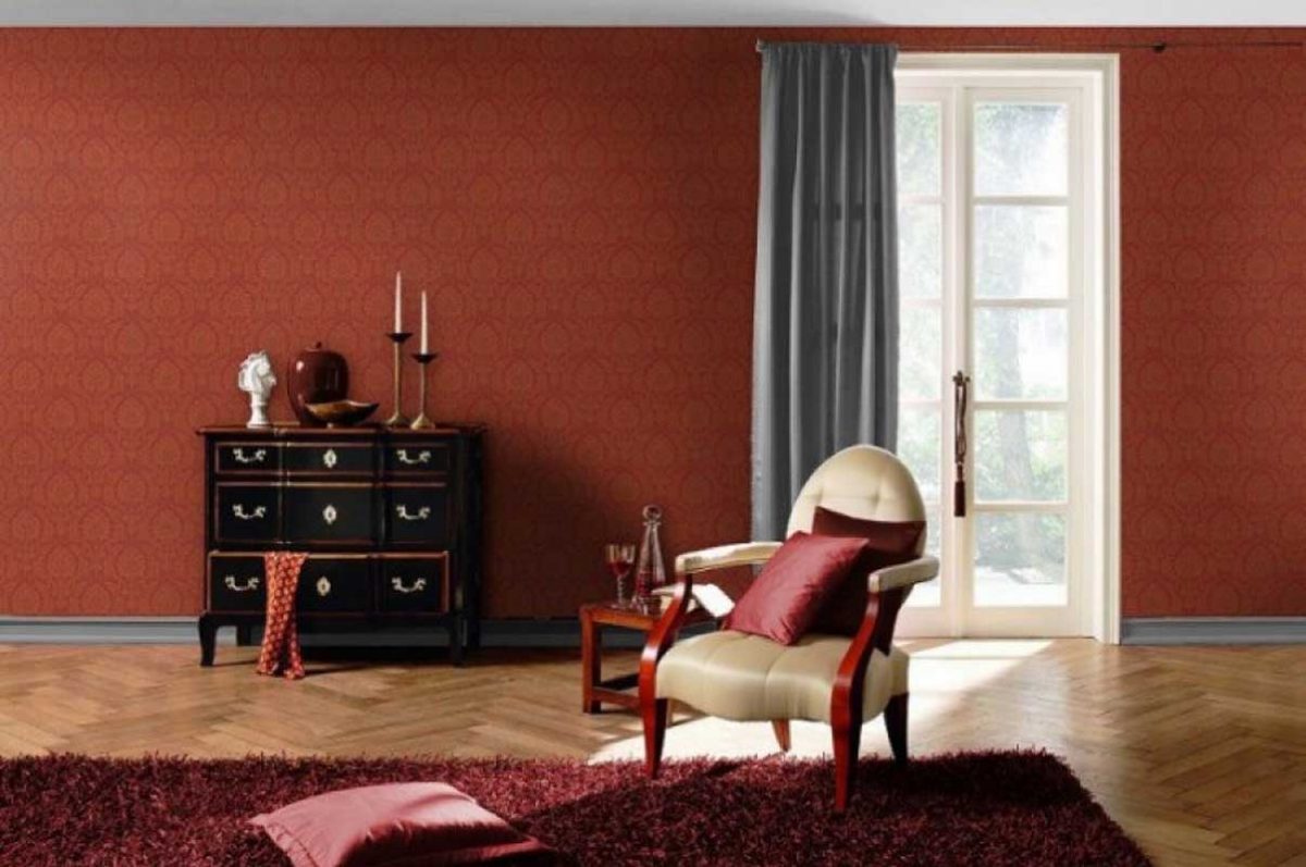 Red Trianon Baroque Rasch Wallpaper - Rasch New Wave 3 806106 , HD Wallpaper & Backgrounds