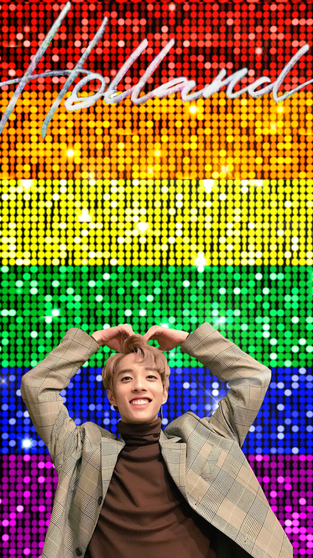 A Wallpaper Featuring Holland On The Gay Pride Flag - Fondo De Pantalla De Lgbt Glitter , HD Wallpaper & Backgrounds