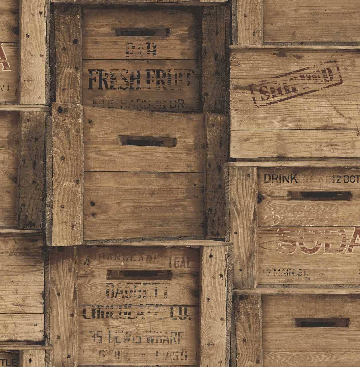 Reclaimed Wood Wallpaper - Distressed Wood Crates , HD Wallpaper & Backgrounds