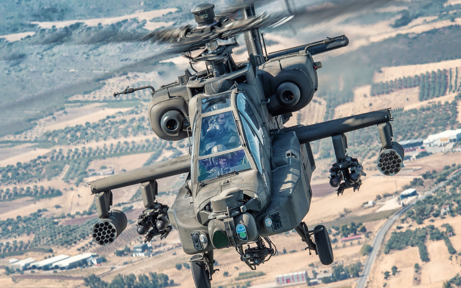 Mcdonnell Douglas Ah 64 Apache, Attack Helicopter, - 4k Ah 64 Apache , HD Wallpaper & Backgrounds