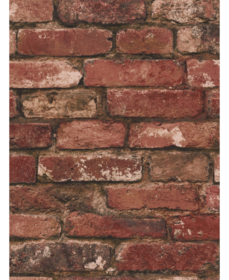 Red Brick Effect Wallpaper - Peel And Stick Wallpaper Brick , HD Wallpaper & Backgrounds