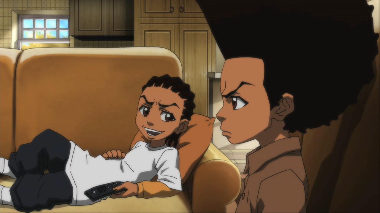 Riley Boondocks Wallpapers On - Huey And Riley Smoking , HD Wallpaper & Backgrounds