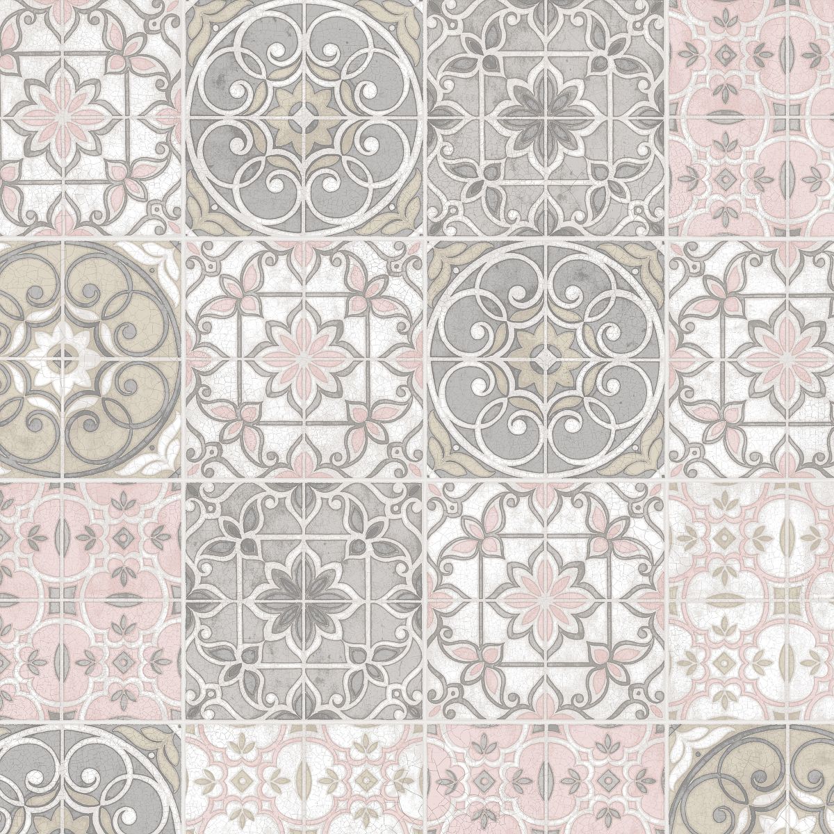 Kitchen Wallpaper Kitchen Style Ck36611 - Pink And Grey Bathroom Tiles , HD Wallpaper & Backgrounds