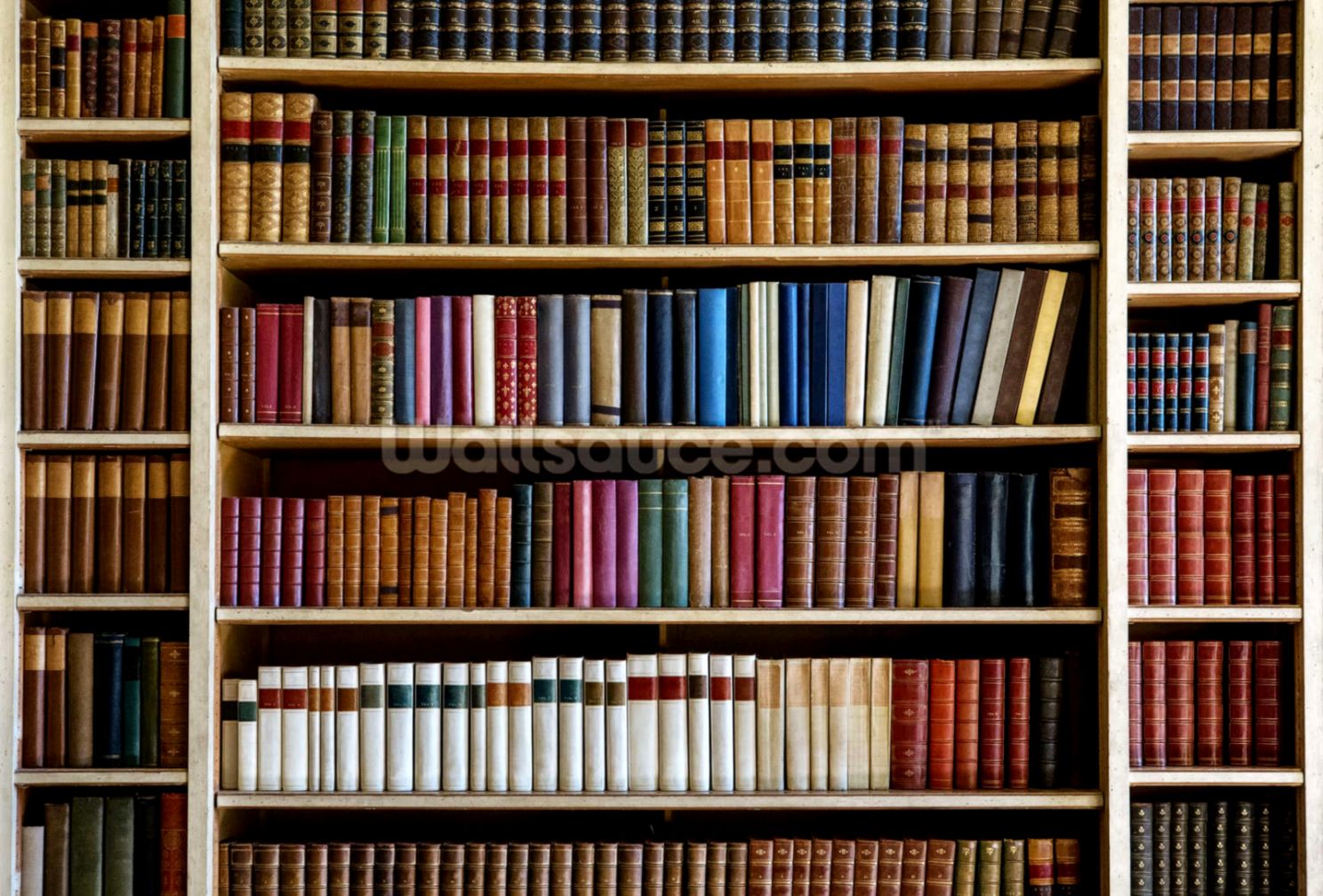 Bookcase Wallpaper Wilko - Old Book Case , HD Wallpaper & Backgrounds
