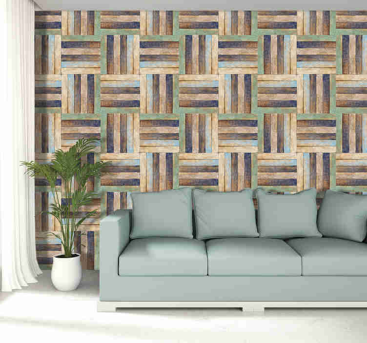 Weave Of Colours Wood Pattern Wallpaper - Papel Decorativo De Pared , HD Wallpaper & Backgrounds