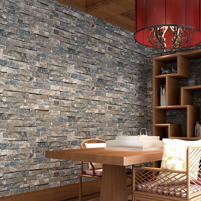 Wallpaper 3d Brick Blocks Home Room Decoration,57 Sq - Vinilo Imitacion Piedra Para Pared , HD Wallpaper & Backgrounds