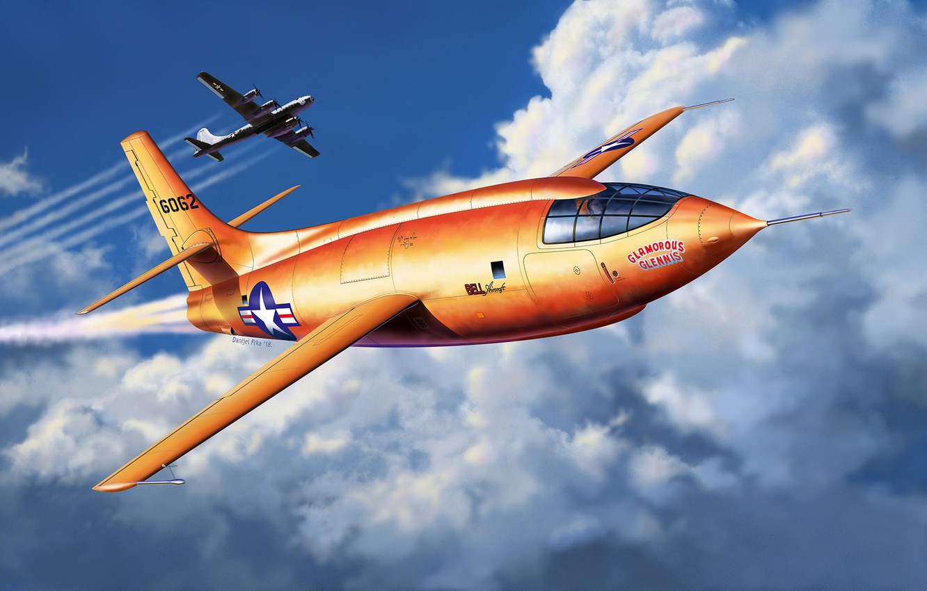 Photo Wallpaper Us Airforce, Experimental Us Air Force - 1 32 Revell Bell X 1 , HD Wallpaper & Backgrounds