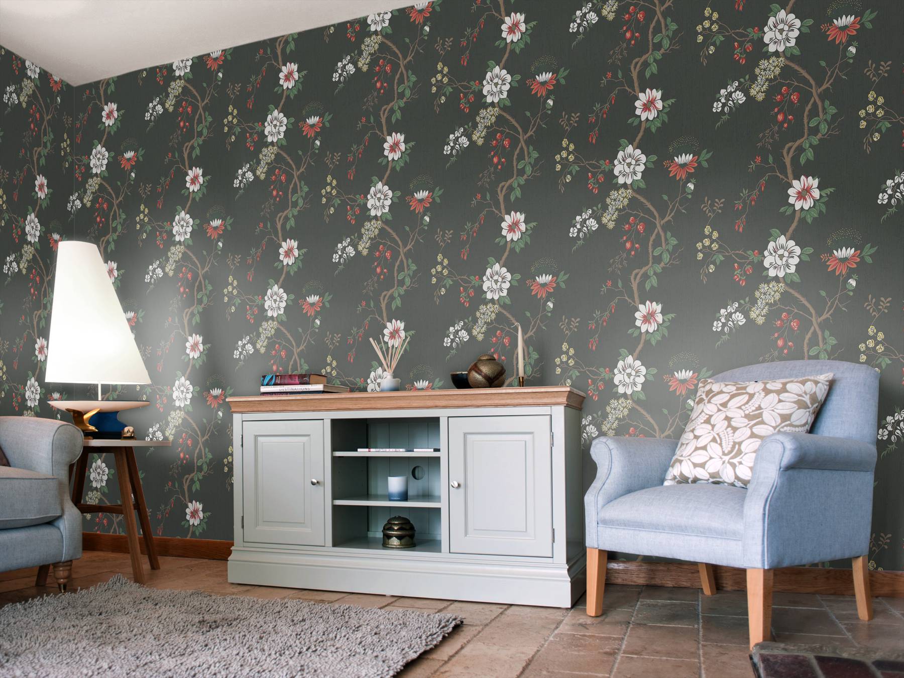 Camellia Roomset Image - Cole & Son Hummingbird , HD Wallpaper & Backgrounds