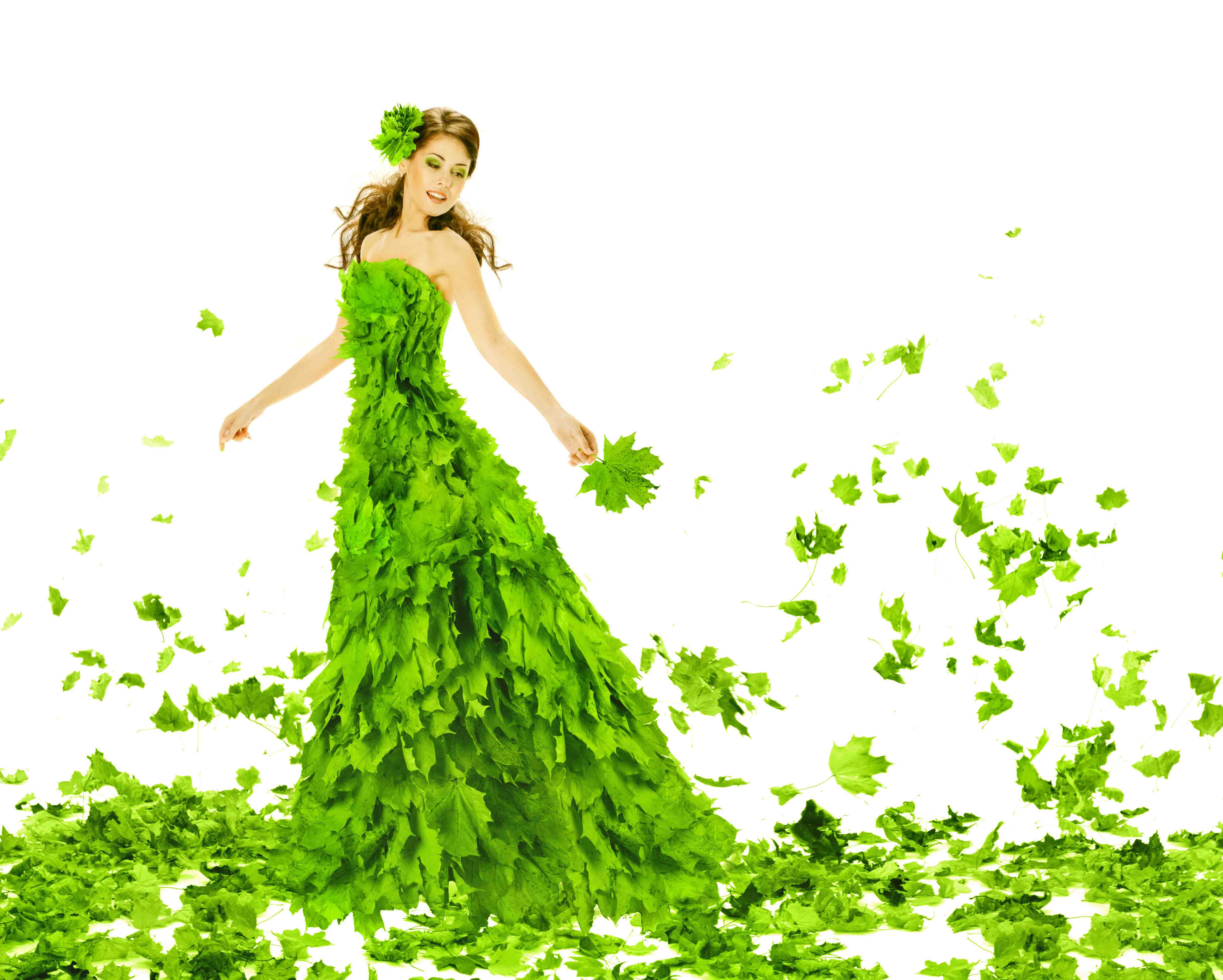 Girl In Green Dress , HD Wallpaper & Backgrounds