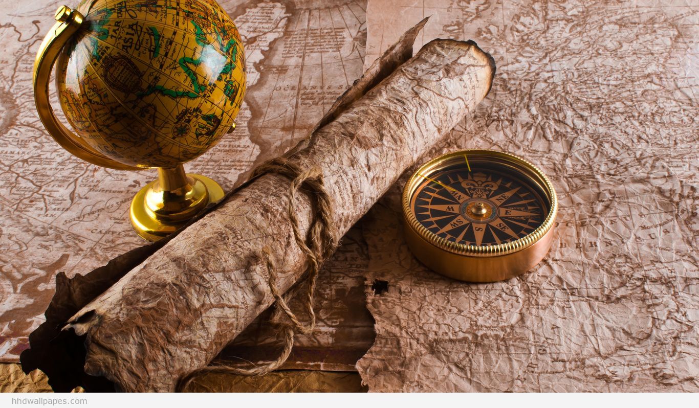 Old World Map Photography , HD Wallpaper & Backgrounds