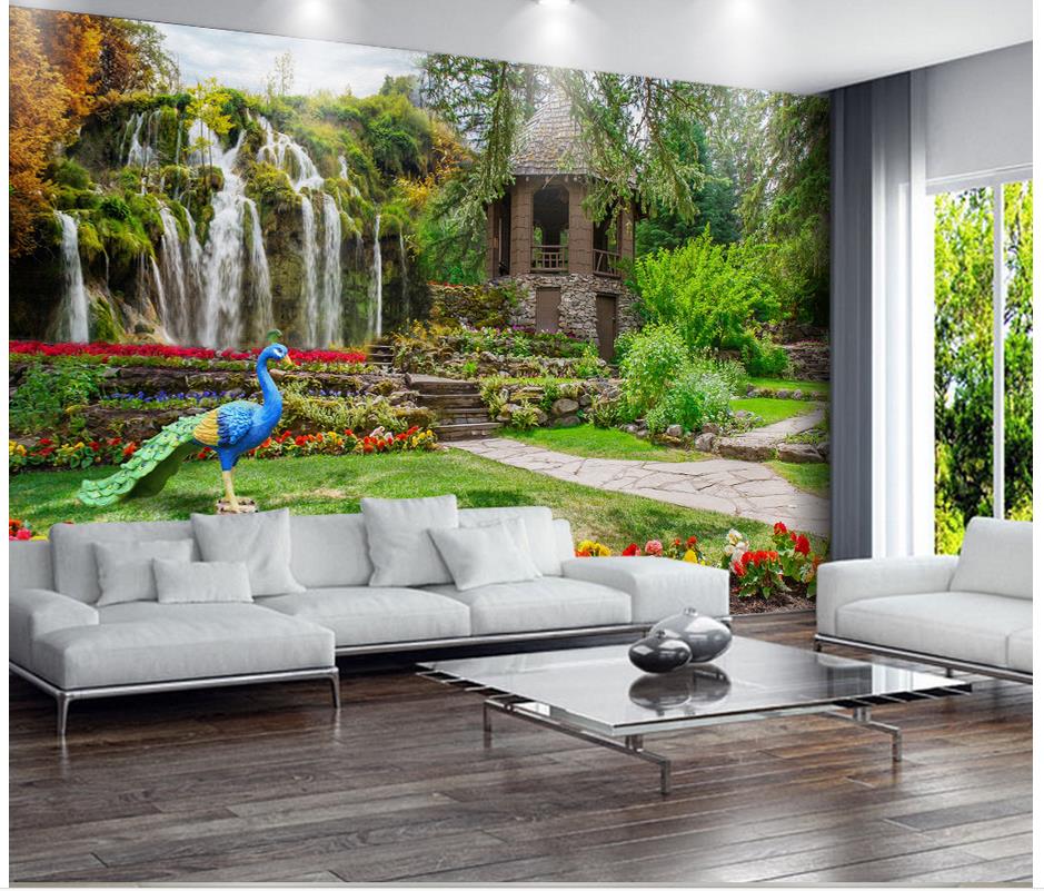 Modern Garden Waterfall , HD Wallpaper & Backgrounds