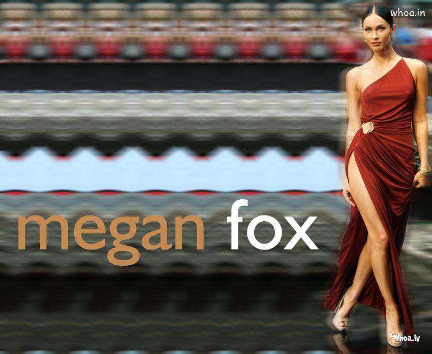 Megan Fox Hot Red Dress Photoshoot Wallpaper - Megan Fox Red Dress , HD Wallpaper & Backgrounds