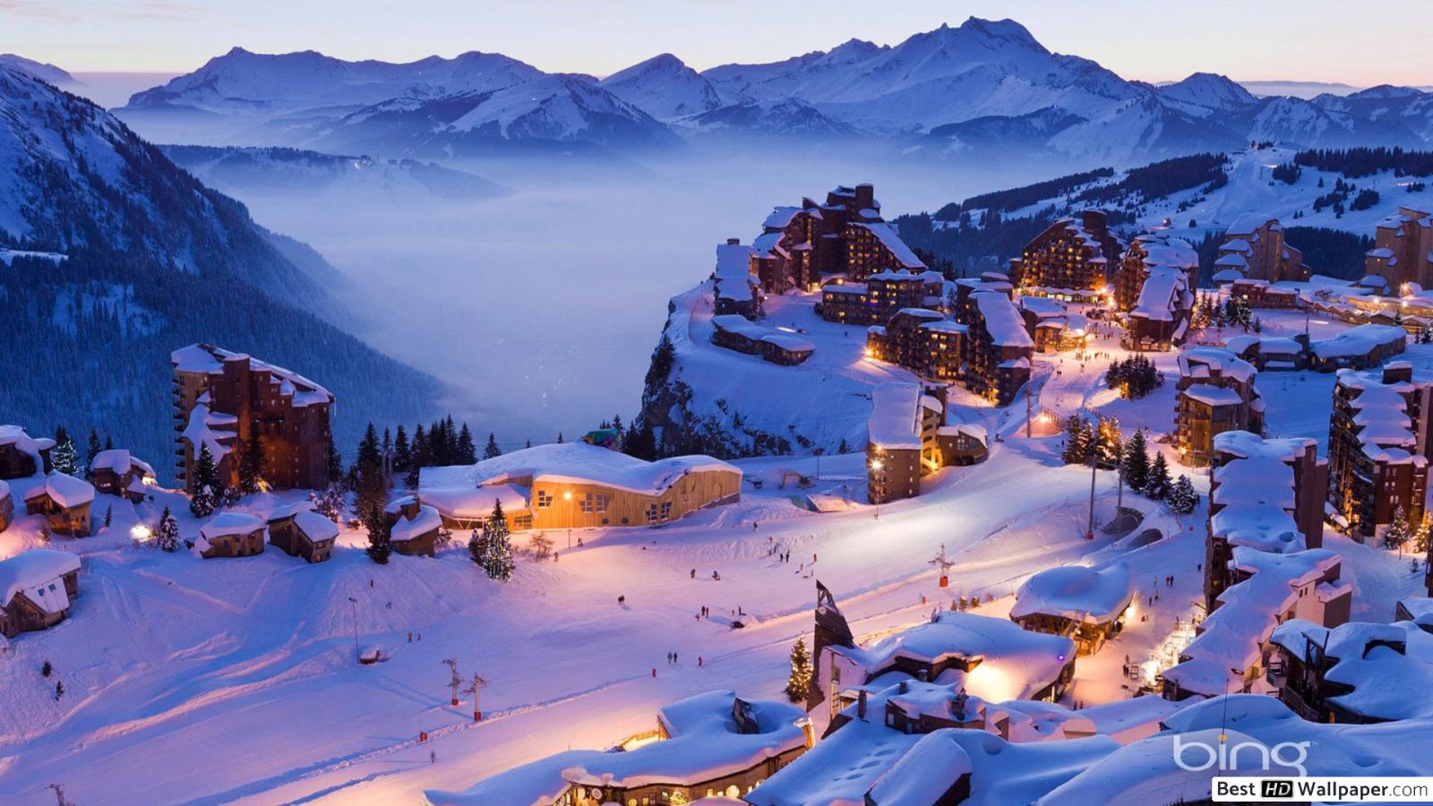 Luxury Ski Resort France , HD Wallpaper & Backgrounds