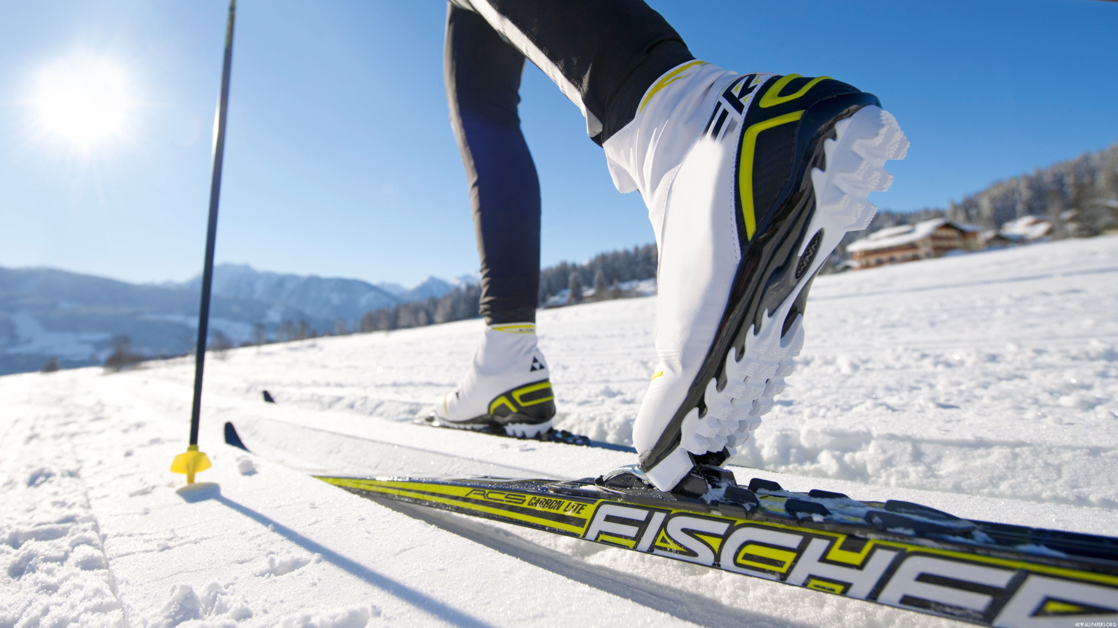 Cross Country Skiing Wallpaper - Cross Country Ski Background , HD Wallpaper & Backgrounds